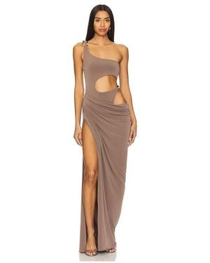 Nbd Vestido Ainsleigh En Talla En - Gris