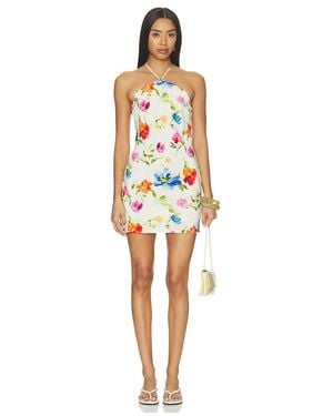 For Love & Lemons Tropical Bloom Mini Dress - White