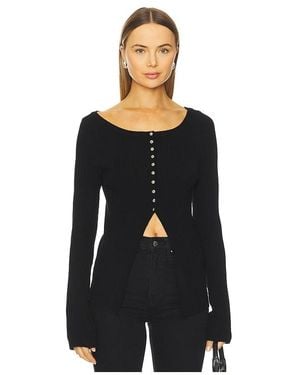Free People East Side Cardigan - Black