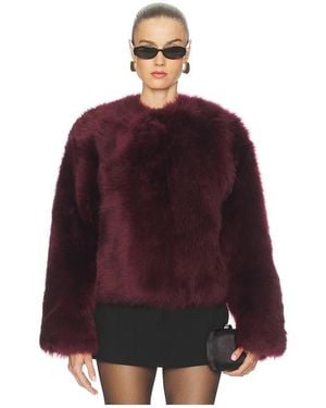 Jonathan Simkhai Natasha Short Jacket - Purple