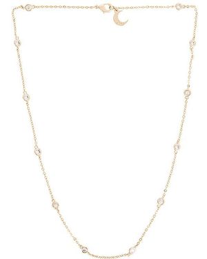 Lili Claspe Andi Bezel Chain - White