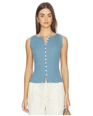 Free People Tilly Vest - Blue