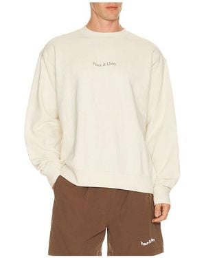 Museum of Peace & Quiet Jersey Wordmark En Color Crema Talla (También En Xs, S, M, Xl/1X) - Neutro