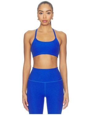 Beyond Yoga Spacedye Slim Racerback Sports Bra - Blue