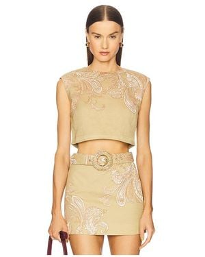 Hemant & Nandita Crop Top - Natural
