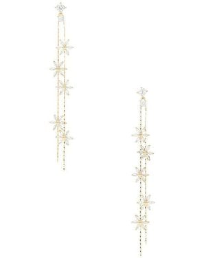 Shashi Whisper Earring - White