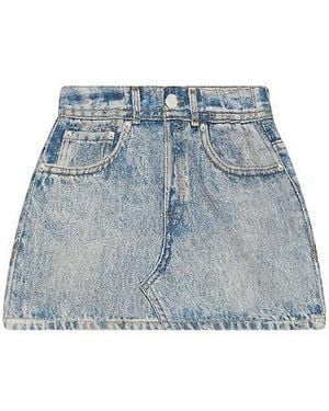 Rag & Bone Mini Miramar スカート - ブルー