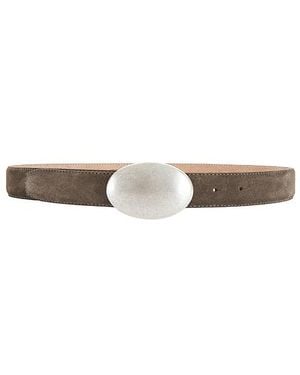 Lamarque Ceinture Suede Leather En. Taille Also En S, Xs, M - Gris