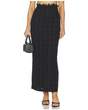 Kimberly Taylor Column Skirt - Black