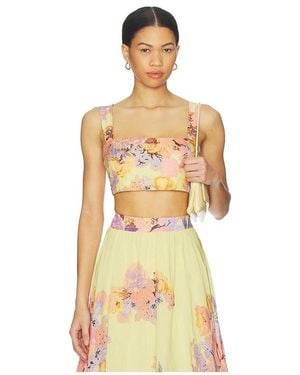Hemant & Nandita Corset Top - Yellow