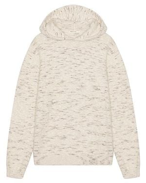 Marine Layer Kapuzensweatshirt Fuzzy - Weiß