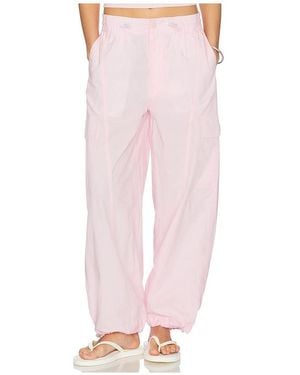 Mother The Seamed Skydiver Flood Trousers - Pink