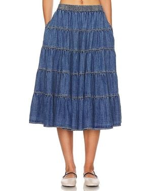 Free People Full Swing シャンブレー - ブルー