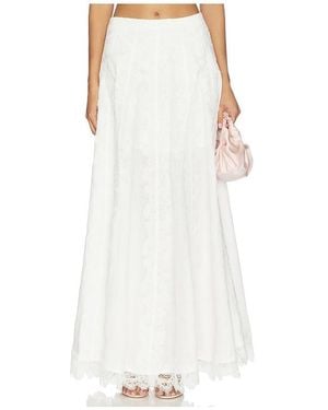 Waimari Resplandor Maxi Skirt - White