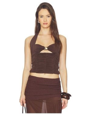Tiger Mist Briallen Top En Talla (También En S, Xxs, Xs) - Marrón