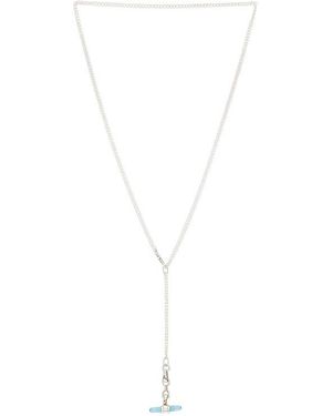 Loren Stewart Lunette Barbell Link Necklace - Multicolour