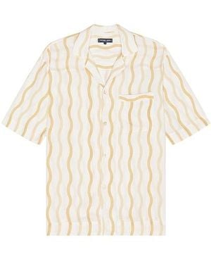 Frescobol Carioca Kurzärmeliges Shirt Cassio - Weiß
