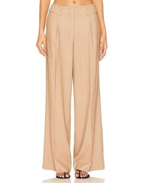 Remain Wide Pant With Eyelet Belt - Natural