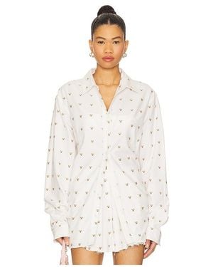 Milkwhite Oversized Shirt - White