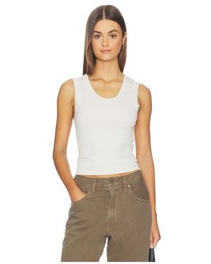 Agolde Poppy Tank Top En Color Blanco Talla (También En Xl) - Multicolor