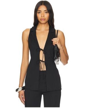 House of Harlow 1960 X Revolve Arlo Vest Top - Black