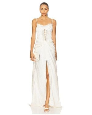 For Love & Lemons Abendkleid Ophelia - Weiß