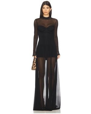 OW Collection Kya Maxi Dress - Black