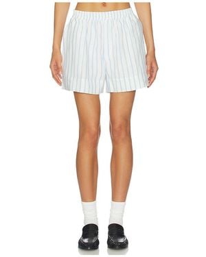 AEXAE X Revolve Linen Waistband Short En Color Blanco Talla (También En Xs, S, M)