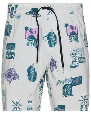 Volcom Psyche スイムトランクス - ブルー