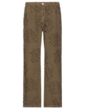 Oas Hose Aus Dobby-Gewebe Billie - Natur