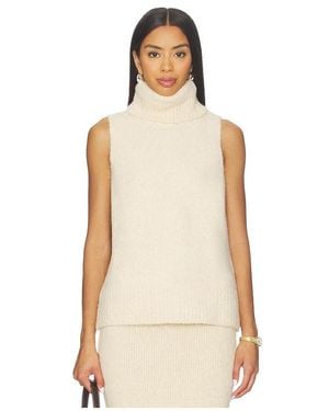 SNDY'S Winnie Sleevless Knit Top - Natural