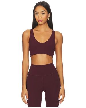 Splits59 Airweight Scoop Back Sports Bra - Red