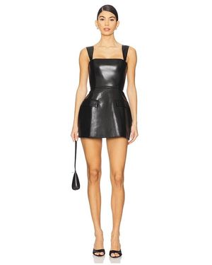 Amanda Uprichard Bethany Skort Romper - Black
