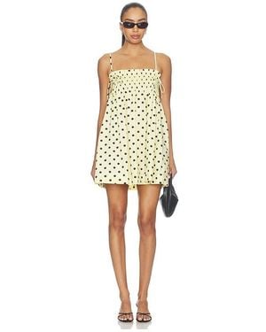 Damson Madder Lilo Mini Dress - Natural