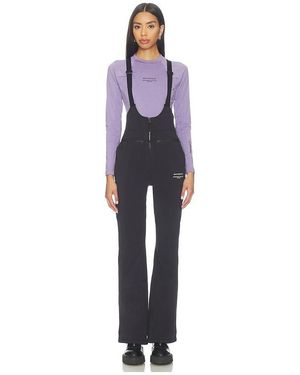 White/space High Waisted Riding Bib - Blue