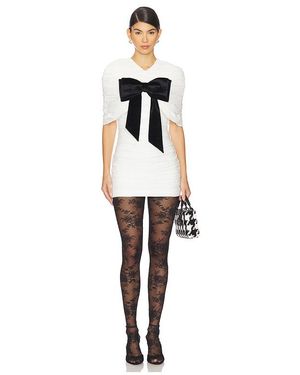 ShuShu/Tong Lace Overlay Shoulder Dress Three-piece Set - White