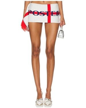 Poster Girl Chant Micro Skirt - Red