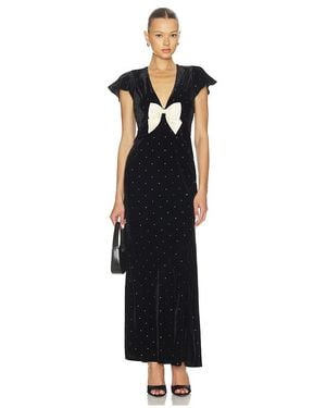 LoveShackFancy Melora Dress - Black