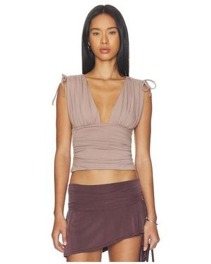Tiger Mist Halona Top - Red