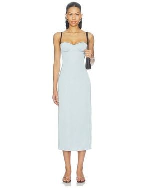 L'academie 'Academie Emery Midi Dress - White