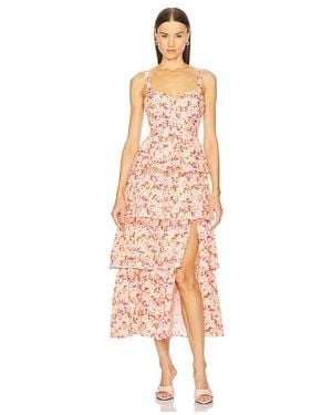 Astr Midsummer Dress - White