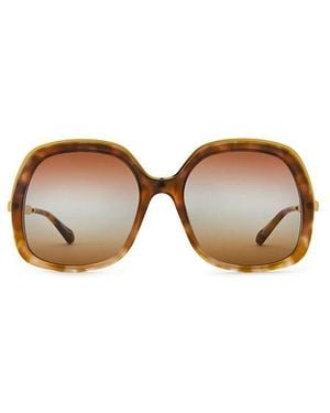 Chloé Aly Square Sunglasses - Brown