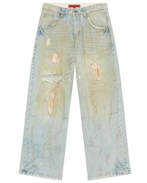 Jaded London Sun Bleached Surf Colossus Jeans - White
