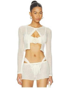 Montce Button-down Cardi - White