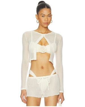 Montce Button-down Cardi - White