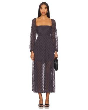 Free People Printed Maxi Dress - Blue