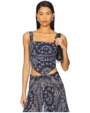 Miaou Tati Top En Color Azul Talla (También En M, S, Xl, Xs)