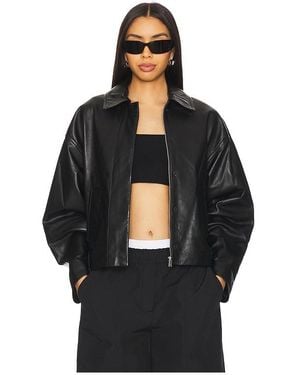 Jonathan Simkhai Everli Cropped Jacket - Black