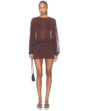 ALL THE WAYS Brecken Mini Dress - Red