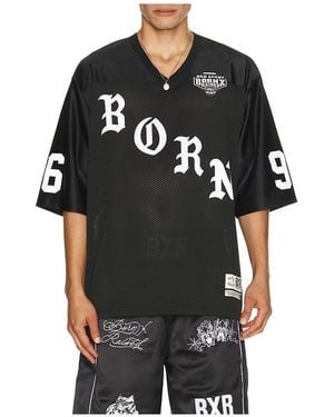 Born X Raised Paranoia Football Jersey - Black